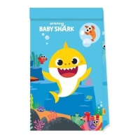 Bolsas de papel de Baby Shark - 4 unidades