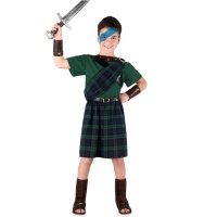 Disfraz de escocés Braveheart para niño