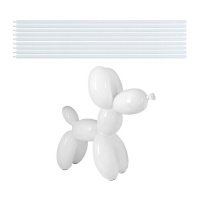 Globos de látex moldeables fashion blancos de 2,5 x 160 cm - Sempertex - 100 unidades