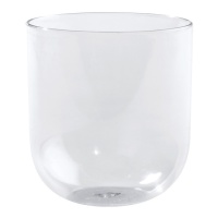 Vasos de 87 ml de plástico transparente forma de cilindro - Dekora - 100 unidades
