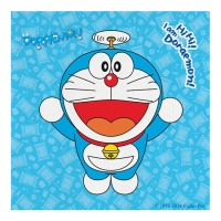Servilletas de Doraemon de 16,5 x 16,5 cm - 20 unidades