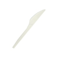 Cuchillo de plástico biodegradables de 17 cm - 50 unidades