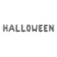 Globo letras Halloween negro de 230 x 35 cm - PartyDeco