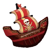 Globo de Barco Pirata de 85 cm