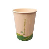 Vasos de 250 ml de fibra de bambú biodegradable - 15 unidades