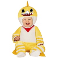 Disfraz de Baby Shark amarillo para bebé