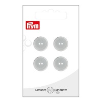 Botones grises de 1,5 cm con dos agujeros - Prym - 4 unidades