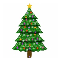 Globo de árbol de Navidad decorado de 1,88 x 0,6 m - Grabo