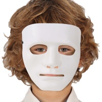 Máscara blanca infantil