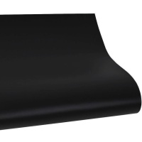 Lámina de ecopiel negra de 30 x 50 cm - 1 unidad