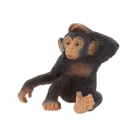 Figura para tarta de chimpancé de 4,5 cm - 1 unidad