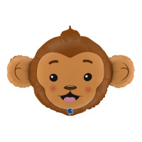 Globo de cabeza de mono de 71 cm - Grabo