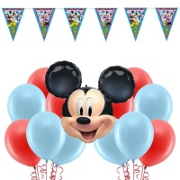 Pack de decoración para fiesta de Mickey - 22 piezas