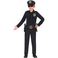 Disfraz de policía de gran ciudad para niño