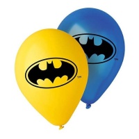 Globos de Batman azules y amarillos - Ciao - 10 unidades
