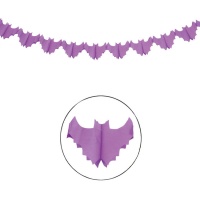 Guirnalda de murciélagos púrpura de 3,00 m