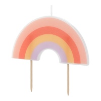 Vela de arcoíris de 4,5 cm