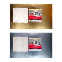 Caja para tarta color metálico con ventana de 26 x 26 x 29,4 cm - FunCakes - 1 unidad