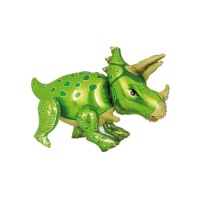 Globo de dinosaurio verde de 90 x 55 cm
