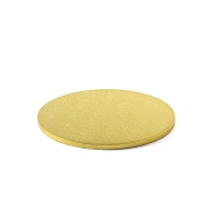 Base para tarta redonda de 30,5 x 30,5 x 1,2 cm dorada - Decora