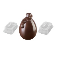 Molde 3D Lady Cocca para chocolate de 28,5 x 15 x 5,8 cm - Silikomart