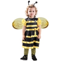 Disfraz de abeja con lazo para bebé niña