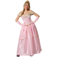 Disfraz de princesa rosa para adulta