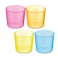 Vasos de 330 ml de plástico de colores surtidos mojito - 10 unidades