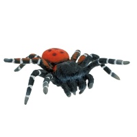 Figura para tarta de araña roja y negra de 5,5 cm - 1 unidad