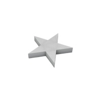 Figura de corcho con forma de estrella de 10 x 10 x 4 cm