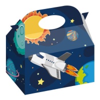 Caja de cartón de viaje al espacio exterior - 12 unidades