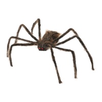Araña marrón peluda de 75 cm