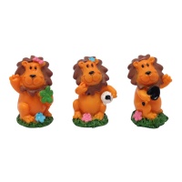 Figuras para roscón de leones de 3,5 a 4 cm - Dekora - 50 unidades