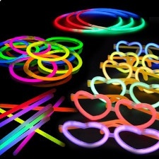 Pulseras, collares y accesorios fluorescentes