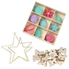 Figuras y objetos decorativos para manualidades