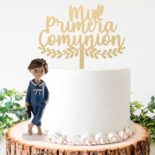 Toppers y figuras para tartas de Comunión