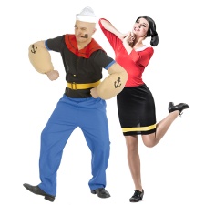 Disfraces de Popeye y Olivia