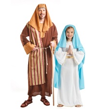 Disfraces de Virgen María y San José