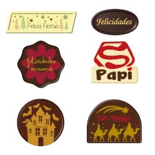 Decoraciones de chocolate para tartas