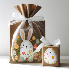 Bolsas y cajas para huevos de Pascua