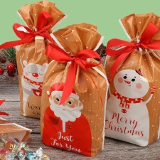 Bolsas para galletas y dulces de Navidad