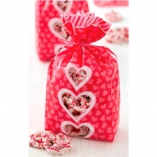 Bolsas para galletas de San Valentín