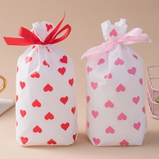 Bolsas para galletas de San Valentín