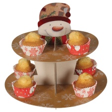 Soportes para tartas y cupcakes de Navidad