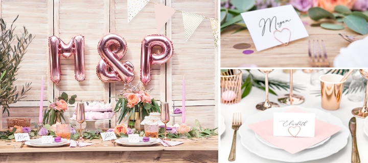  Decoración Lavender and Rose Gold para bodas - Básicos para la mesa 1