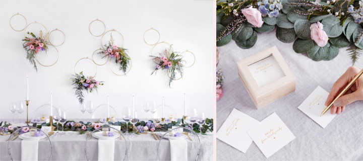  Decoración Love & Leaves para bodas - Básicos para la mesa 1