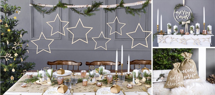  Decoración navideña Natural Christmas - Básicos para la mesa 1