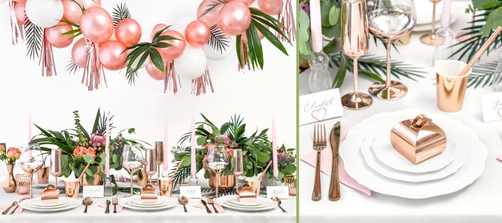  Decoración Tropical para bodas - Básicos para la mesa 1