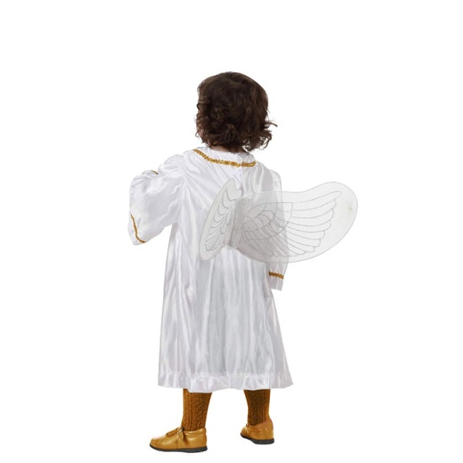 Foto lateral/trasera del modelo de ángel