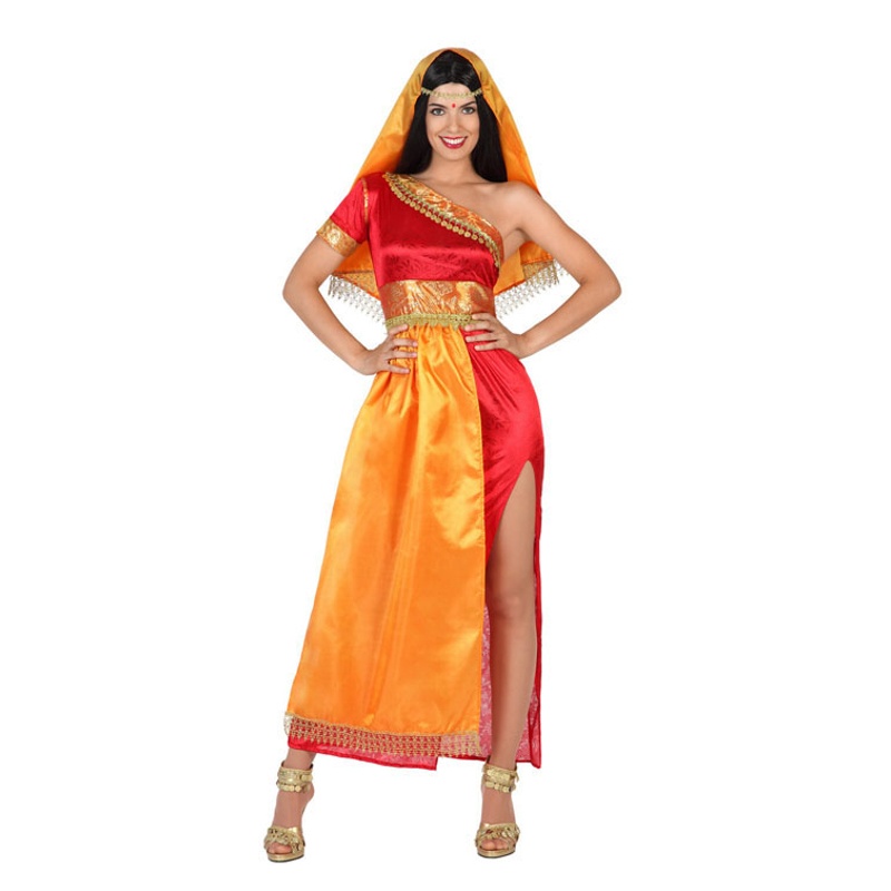 Vista principal del disfraz de hindú disponible también en talla XL